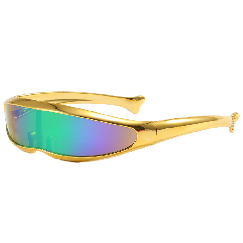 Damen Sportliche Schutz-Sonnenbrille mit aerodynamischem Design Brehn