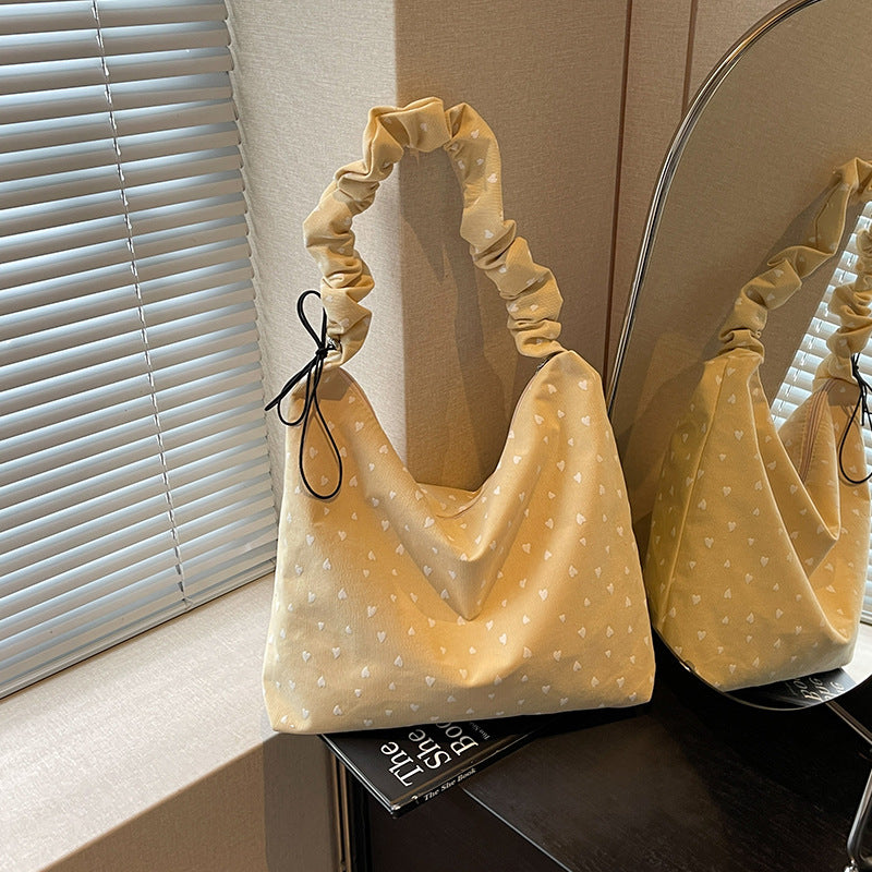 Herzprint Gemütliche Hobo Tasche