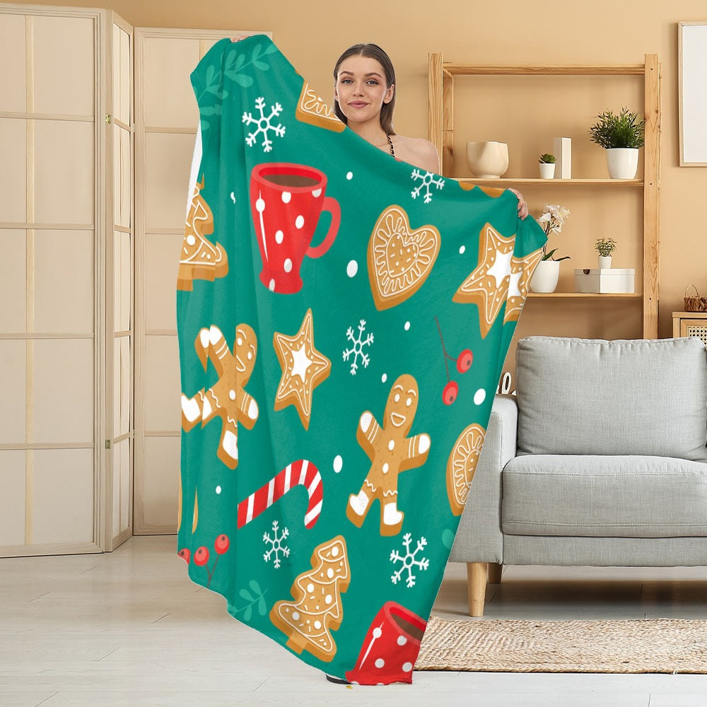Gemütliche Halloween-Themen Fleece Decke
