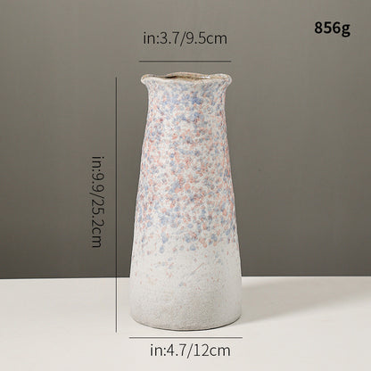 Künstlerische glasierte Keramikvase