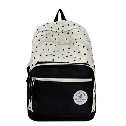 Charmanter schulrucksack mit sternmuster Brehn