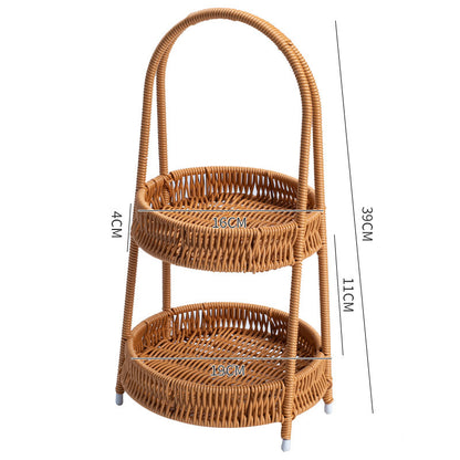 Handgefertigter Rattan Aufbewahrungskorb Brehn