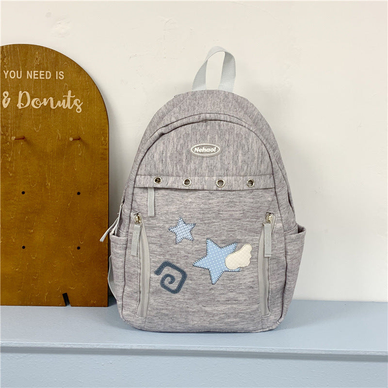 Stylische Bestickte Lässige Rucksack