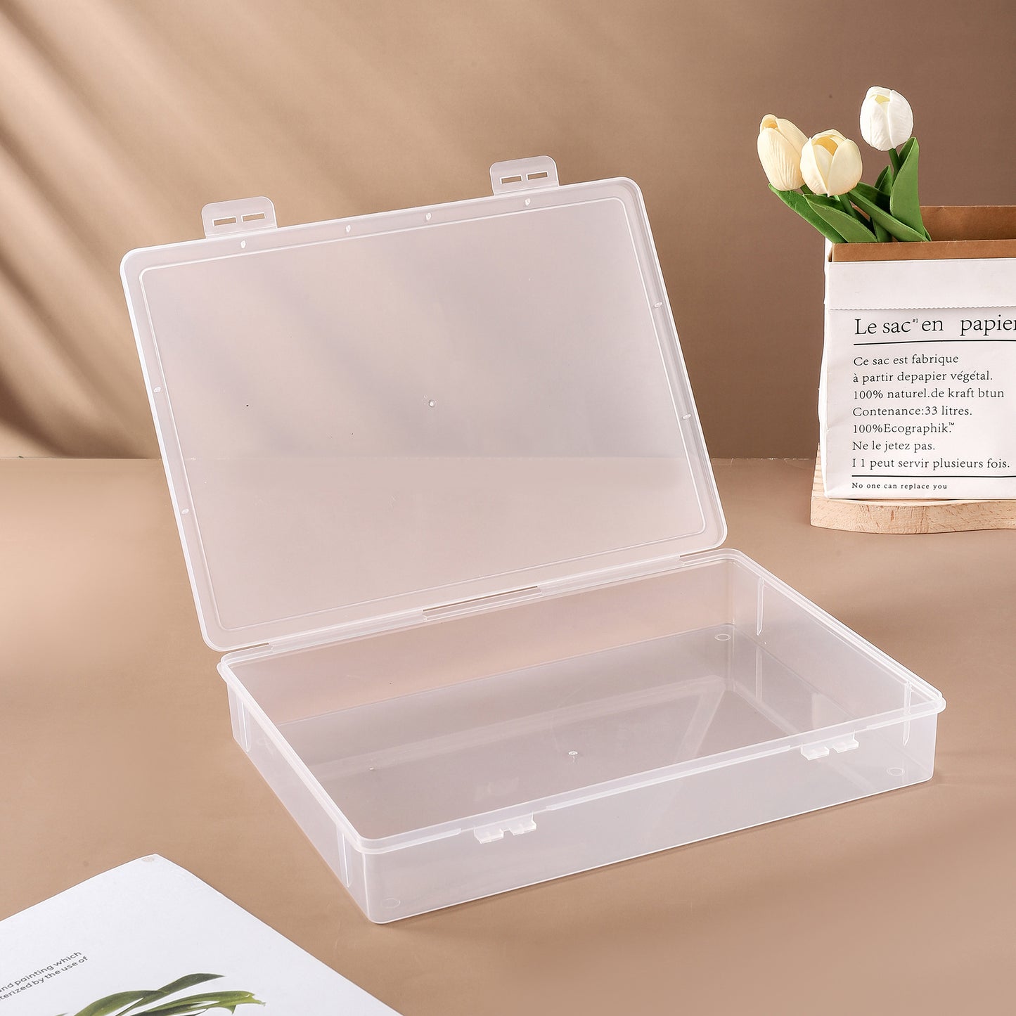 Vielseitige transparente Aufbewahrungsbox Brehn