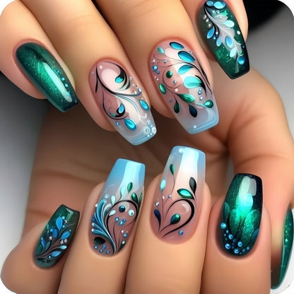 Kreative Nail Art Fingernägel Brehn