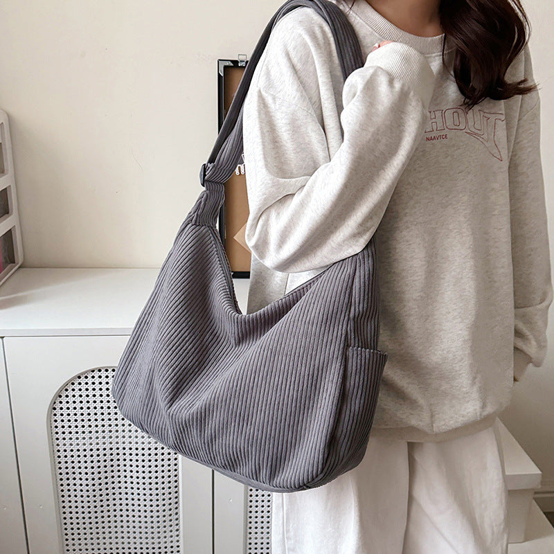 Weicher Stoff Crossbody Tote Brehn