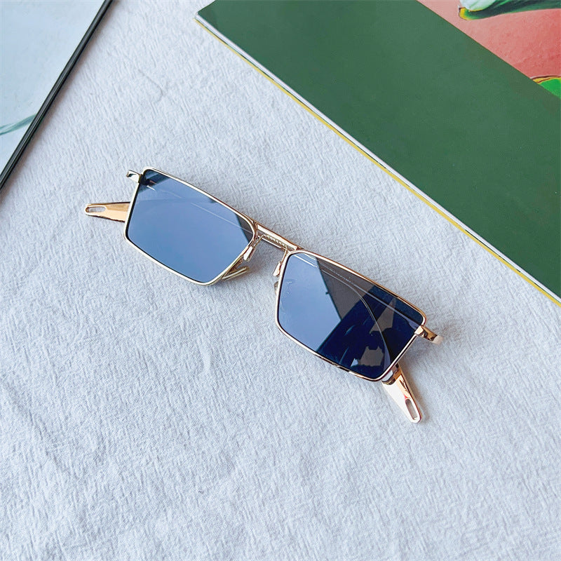 Modebewusste geometrische Fassung Sonnenbrille Brehn