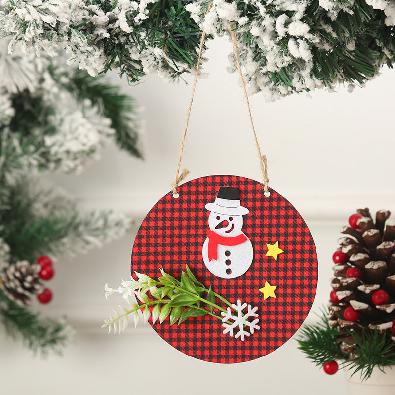 Dekorative Weihnachtsanhänger mit Schneemann-Motiv Brehn