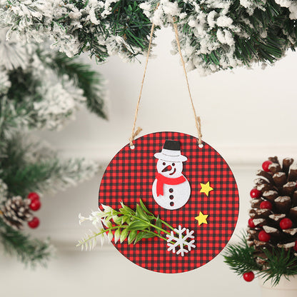 Dekorative Weihnachtsanhänger mit Schneemann-Motiv Brehn