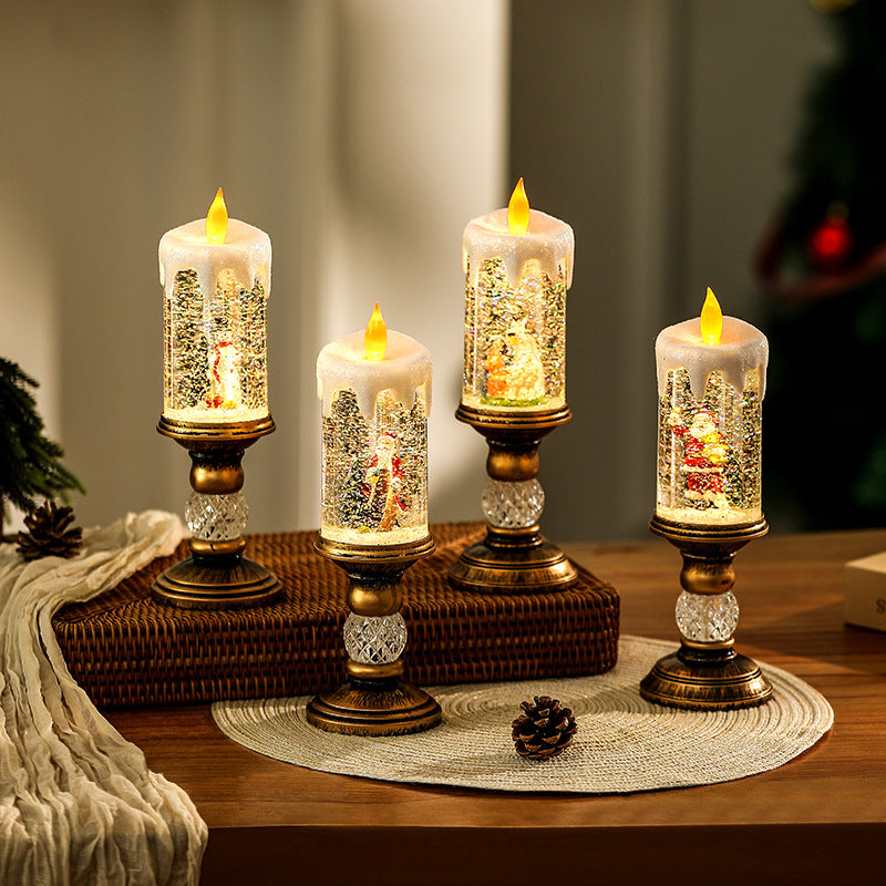Weihnachtsdekoration Laterne mit Schneekugel Brehn