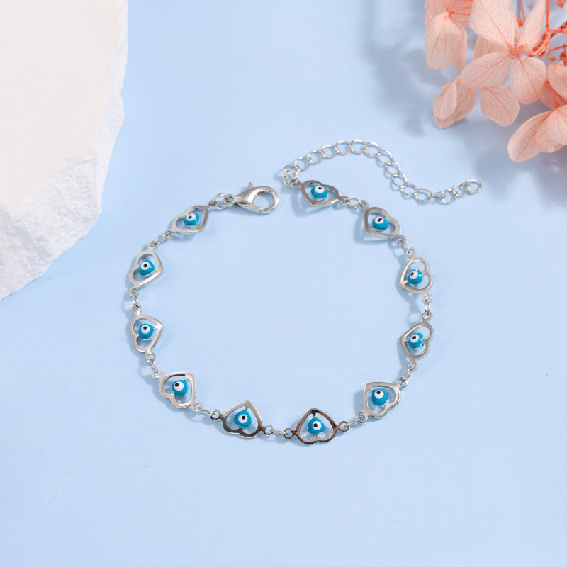 Herzförmiges Perlenarmband Brehn
