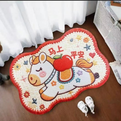 Künstlerischer floral Bereich Teppich für Innendekoration