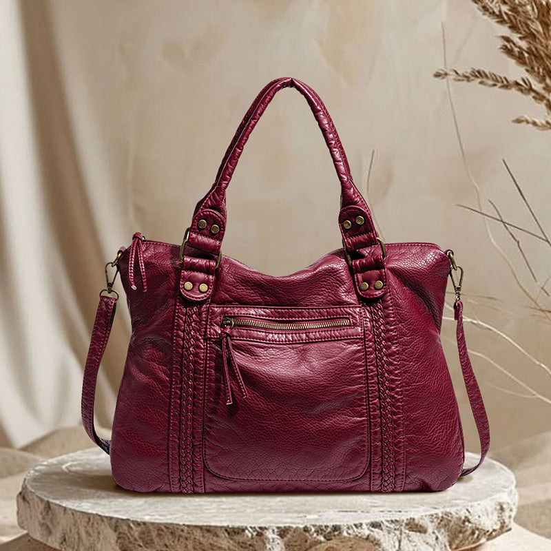 Stylische Multi-Taschen-Handtasche Brehn