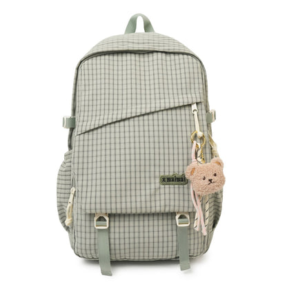 Stylischer Gittermuster-Rucksack Brehn