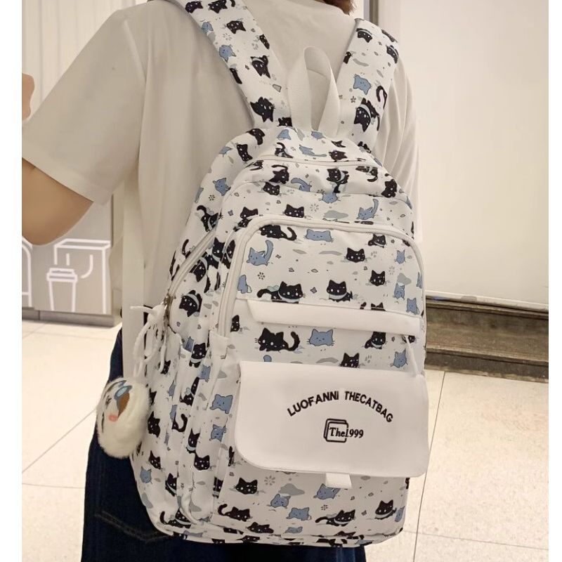 Verspielt Katzenthemen Rucksack Brehn