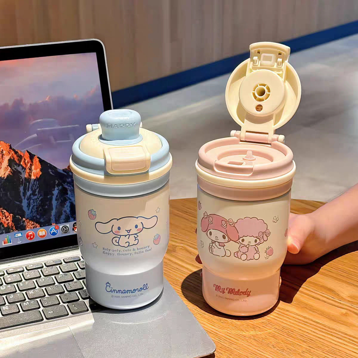 Unisex Becher mit verscheidbaren Deckel Brehn