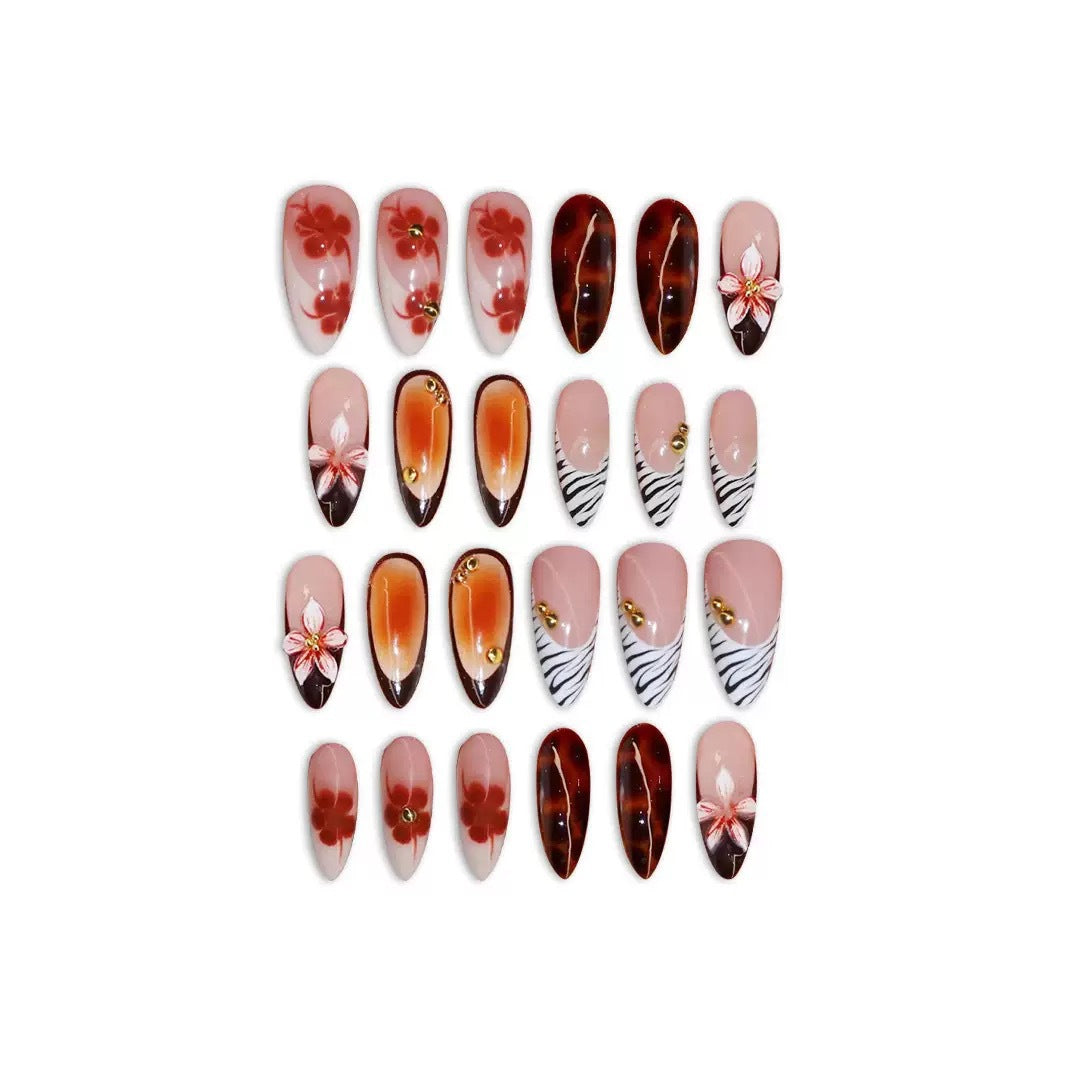 Künstlerisches Floral Nagelverbesserungsset Brehn