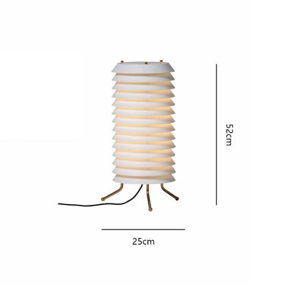 Moderne gewellte Tischlampe