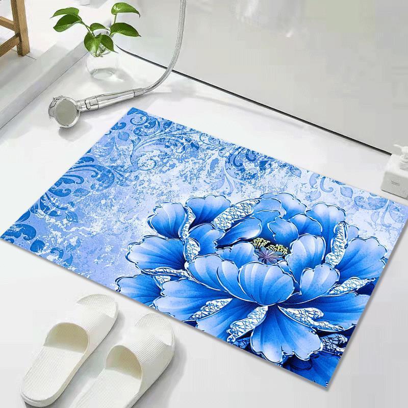 Künstlerischer floral gemusterter Teppich
