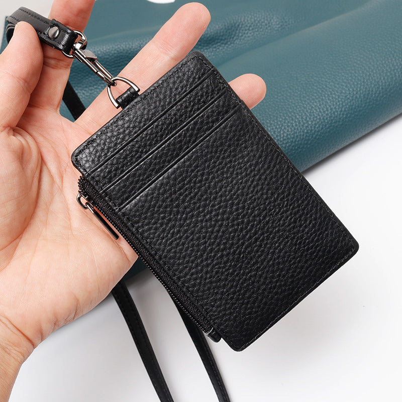 Leder ID- und Kartenhalter Brehn