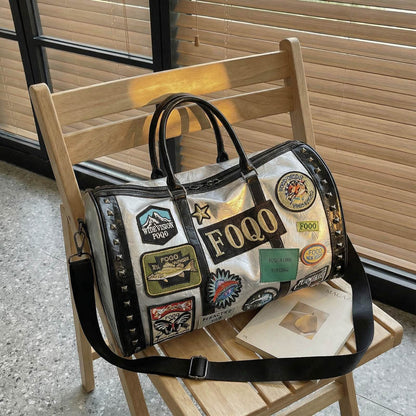 Stilvolle Patchwork Reisetasche Brehn