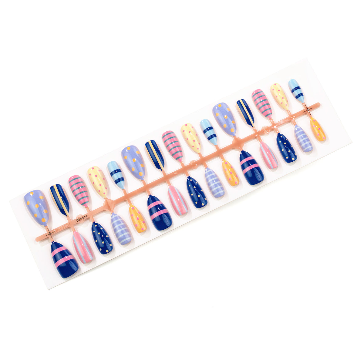 Stylisches Muster Press-On Nagelkunst Set