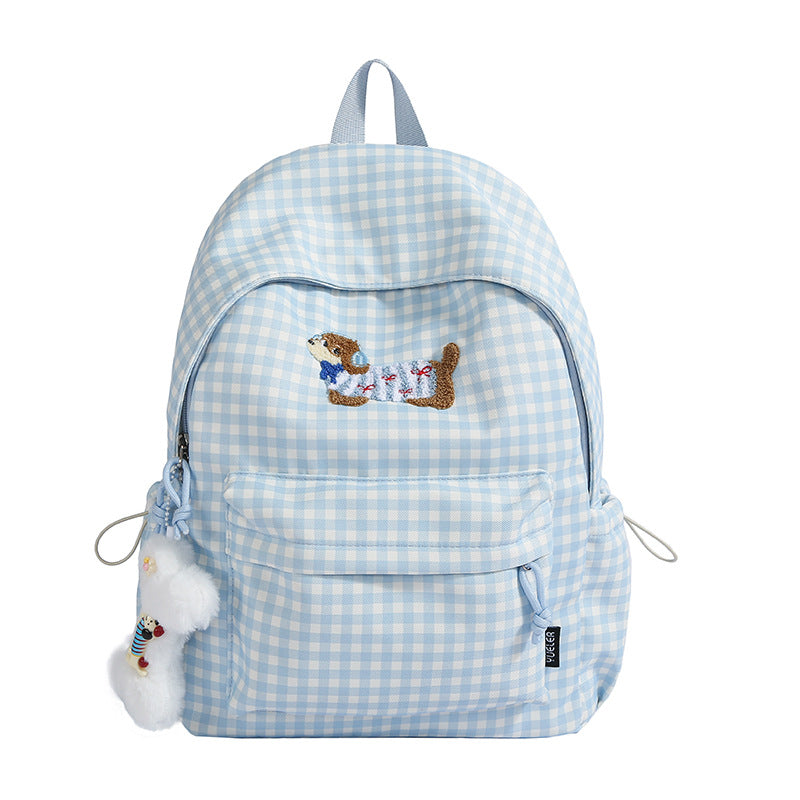 Charmanter Tierstickerei Rucksack Brehn