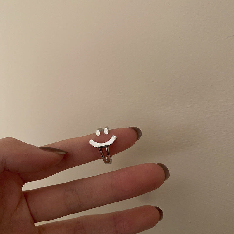 Verstellbarer Smiley-Gesicht-Ring Brehn