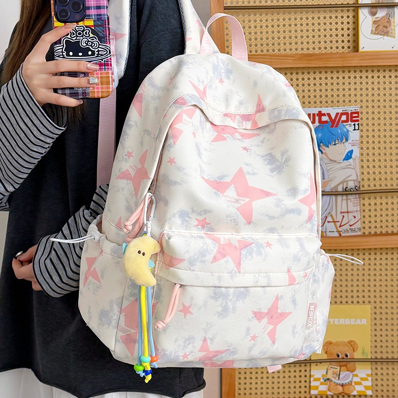 Trendiger Sternenbedruckter Rucksack Brehn