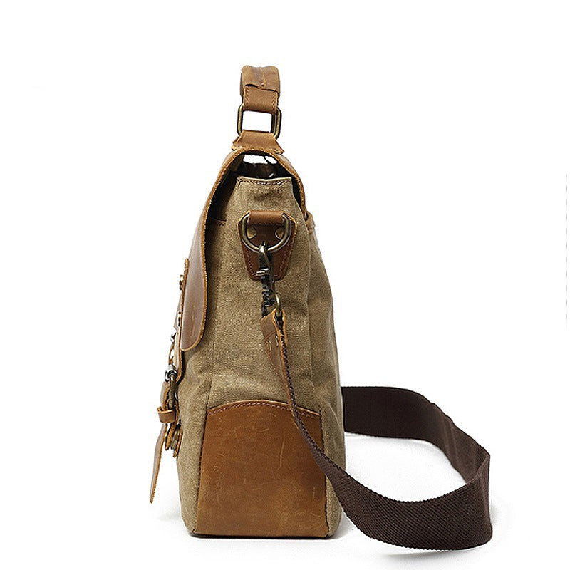 Robuste Aktentasche Aus Strapazierfähigem Canvas und Leder Brehn