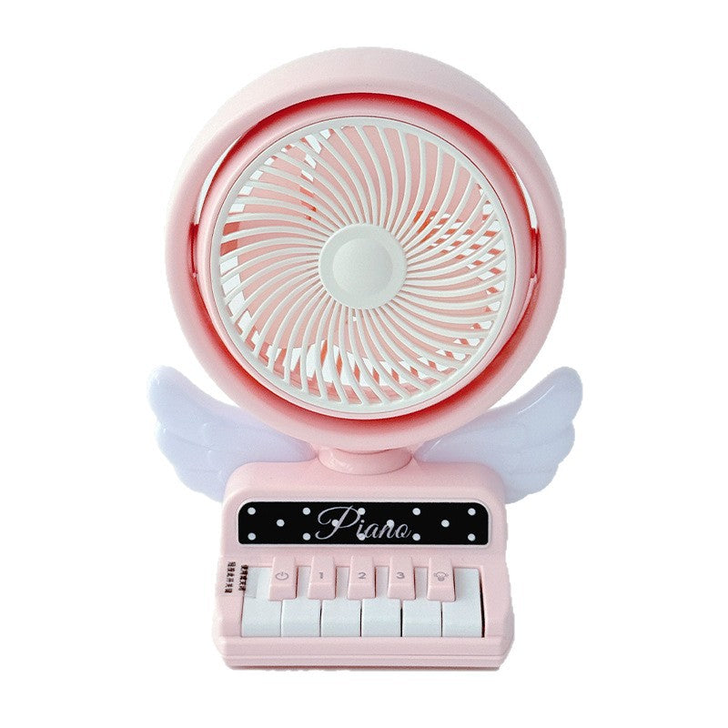Unisex Tragbarer Mini-Ventilator im verspielten Klavierdesign Brehn