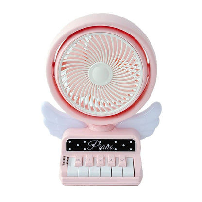 Unisex Tragbarer Mini-Ventilator im verspielten Klavierdesign Brehn