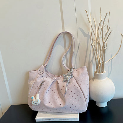 Punkte dekorative Handtasche
