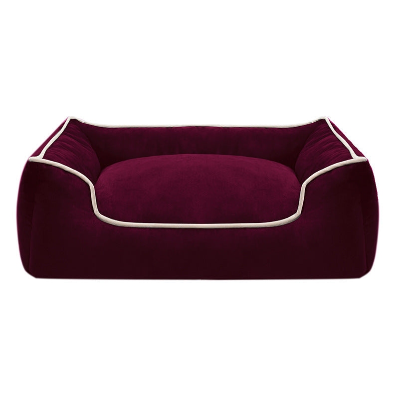 Premium Plüsch erhöhter Hundebett