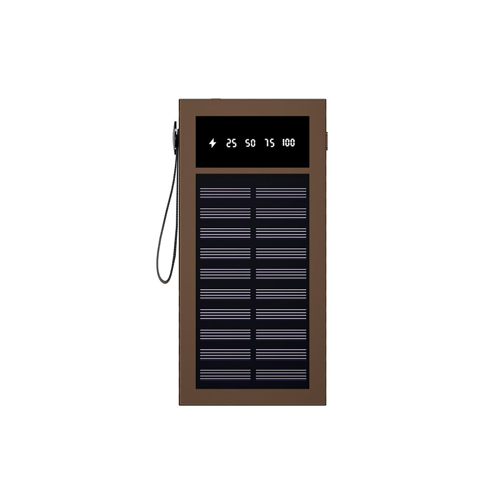 Tragbare Solar-Powerbank mit Digitaler Anzeige und Innovativer Ladeverwaltung Brehn