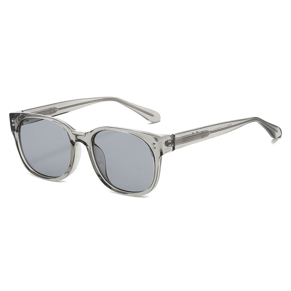 Damen modische Sonnenbrille mit transparentem Rahmen und eleganten Details Brehn