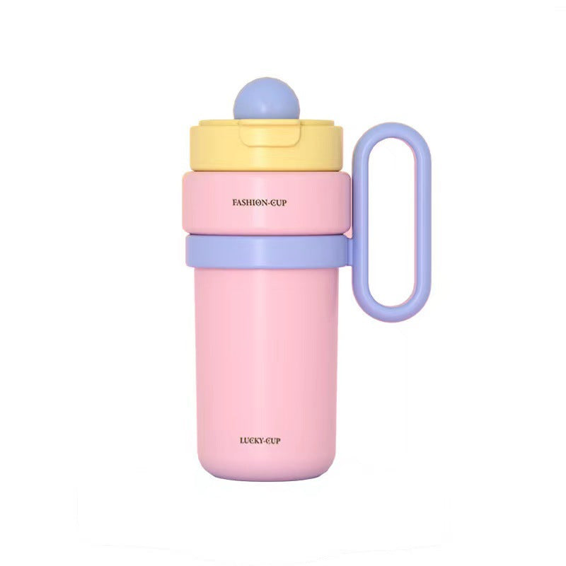 Damen Multifunktionale Isolierflasche mit einzigartigem Deckel Brehn