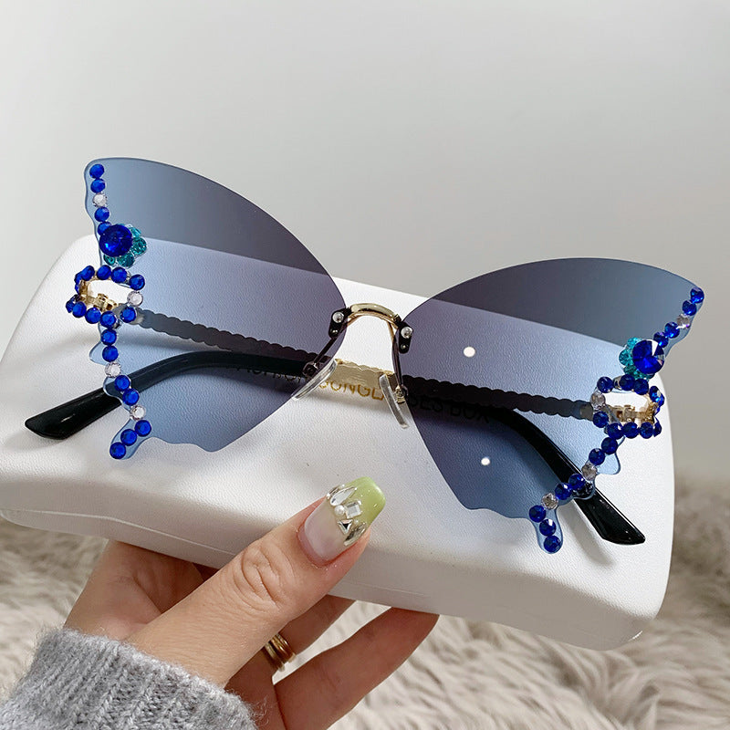 Damen extravagant designte Sonnenbrille Brehn
