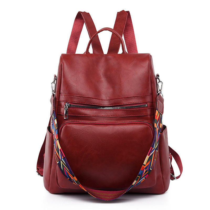 Stylische vielseitige Leder-Rucksack
