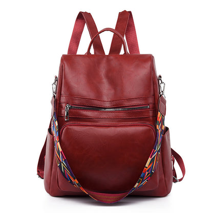 Stylische vielseitige Leder-Rucksack