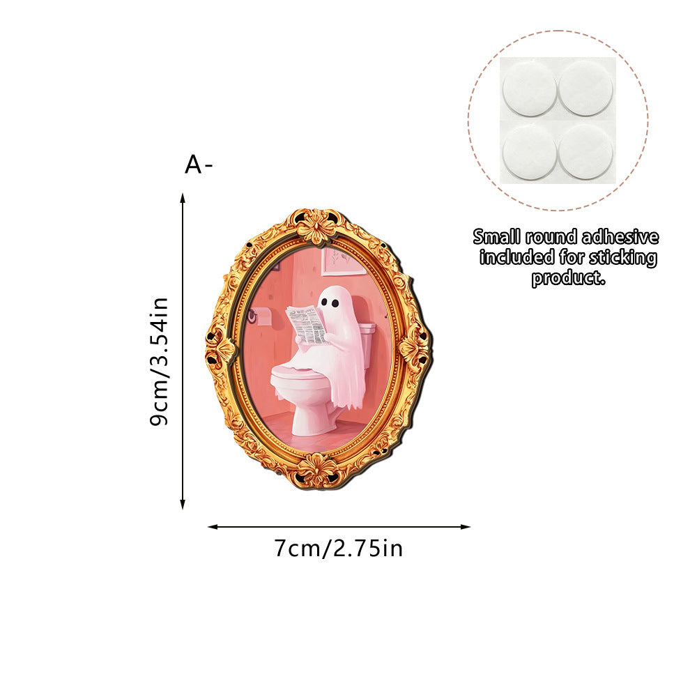 Wandbild mit kreativem Geistermotiv Brehn