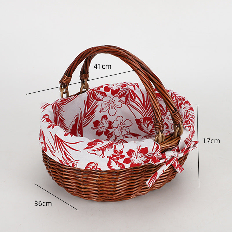 Dekorativer Rattan Korb