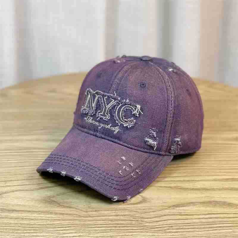 Damen Destroyed Mode Baseball Cap Brehn