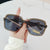 Oversized Geometrische Sonnenbrille