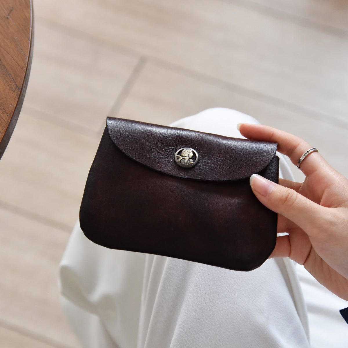 Premium Leder Kartenhalter Geldbörse