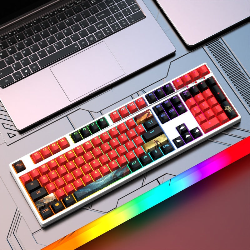 Custom Gaming-Tastatur mit RGB-Hintergrundbeleuchtung Brehn
