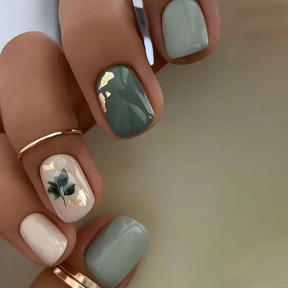 Elegantes Botanisches Nail Art Set Brehn