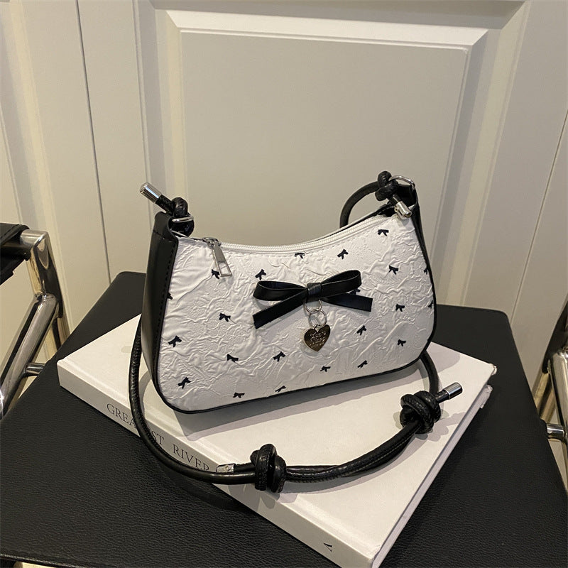 Charmante Schleifen-Detail gesteppte Handtasche Brehn