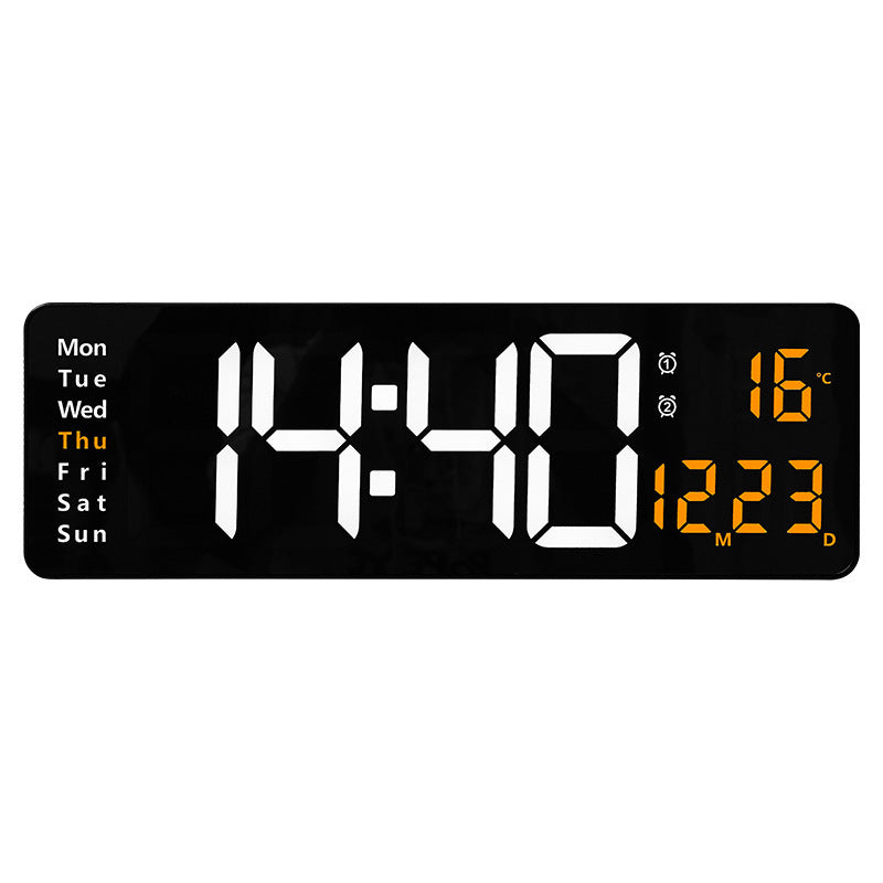 Digitaler Wandwecker mit Multifunktionalem Led-Display Brehn