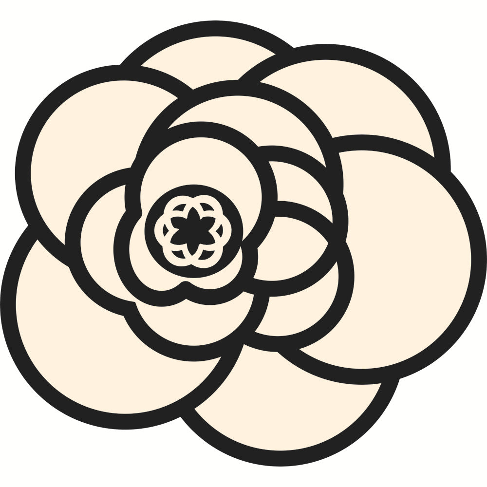 Blumenförmiger Teppich Brehn